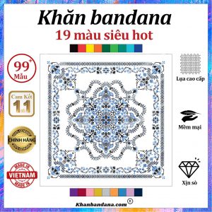 Khăn bandana xịn sò - Mã 0096 42 Khăn bandana xịn sò - Mã 0096 41