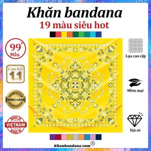 Khăn bandana xịn sò - Mã 0096 44 Khăn bandana xịn sò - Mã 0096 43