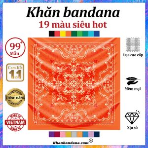 Khăn lụa vuông phong cách - Mã 0097 24 Khăn lụa vuông phong cách - Mã 0097 23