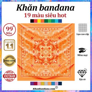 Khăn lụa vuông phong cách - Mã 0097 26 Khăn lụa vuông phong cách - Mã 0097 25