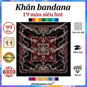 Khăn lụa vuông phong cách - Mã 0097 28 Khăn lụa vuông phong cách - Mã 0097 27