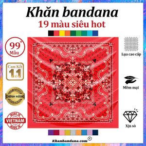 Khăn lụa vuông phong cách - Mã 0097 30 Khăn lụa vuông phong cách - Mã 0097 29