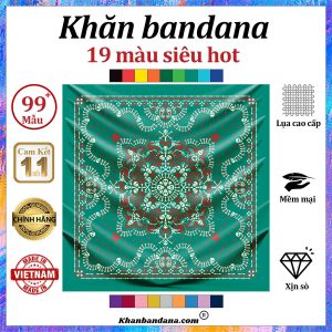 Khăn lụa vuông phong cách - Mã 0097 36 Khăn lụa vuông phong cách - Mã 0097 35