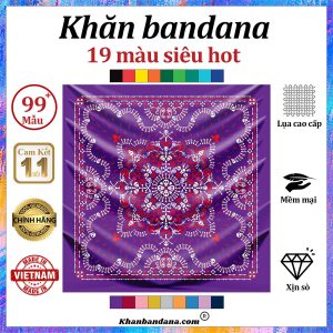 Khăn lụa vuông phong cách - Mã 0097 38 Khăn lụa vuông phong cách - Mã 0097 37