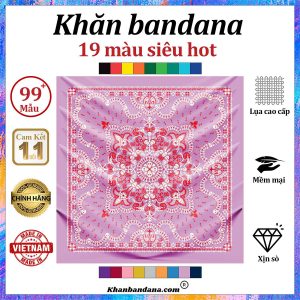 Khăn lụa vuông phong cách - Mã 0097 40 Khăn lụa vuông phong cách - Mã 0097 39