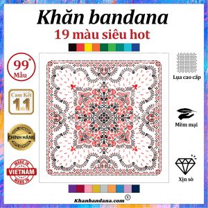 Khăn lụa vuông phong cách - Mã 0097 42 Khăn lụa vuông phong cách - Mã 0097 41