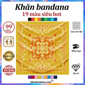 Khăn lụa vuông phong cách - Mã 0097 46 Khăn lụa vuông phong cách - Mã 0097 45