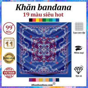 Khăn lụa vuông phong cách - Mã 0097 48 Khăn lụa vuông phong cách - Mã 0097 47