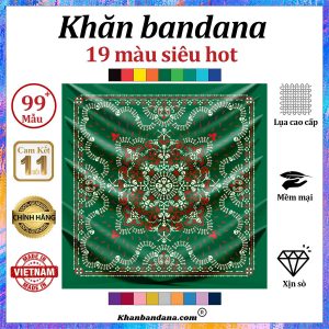 Khăn lụa vuông phong cách - Mã 0097 54 Khăn lụa vuông phong cách - Mã 0097 53