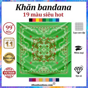 Khăn lụa vuông phong cách - Mã 0097 56 Khăn lụa vuông phong cách - Mã 0097 55