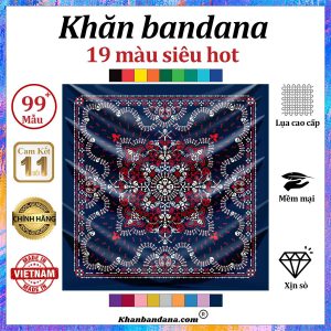 Khăn lụa vuông phong cách - Mã 0097 58 Khăn lụa vuông phong cách - Mã 0097 57