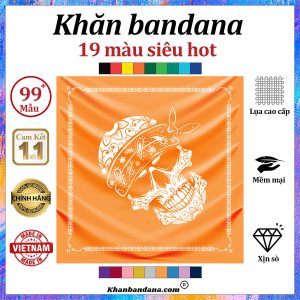 Khăn bandana đầu lâu cỡ lớn - Mã 0098 26 Khăn bandana đầu lâu cỡ lớn - Mã 0098 25