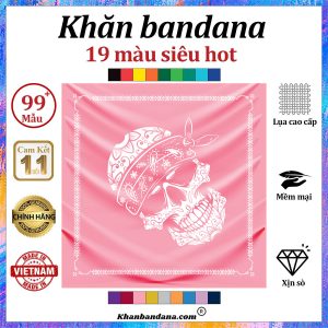 Khăn bandana đầu lâu cỡ lớn - Mã 0098 34 Khăn bandana đầu lâu cỡ lớn - Mã 0098 33