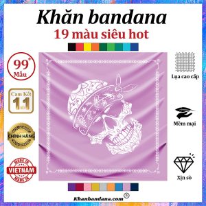 Khăn bandana đầu lâu cỡ lớn - Mã 0098 40 Khăn bandana đầu lâu cỡ lớn - Mã 0098 39
