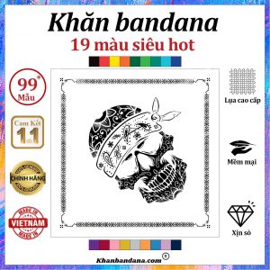 Khăn bandana đầu lâu cỡ lớn - Mã 0098 42 Khăn bandana đầu lâu cỡ lớn - Mã 0098 41