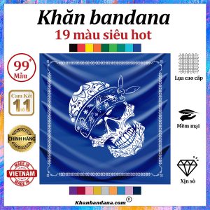 Khăn bandana đầu lâu cỡ lớn - Mã 0098 48 Khăn bandana đầu lâu cỡ lớn - Mã 0098 47
