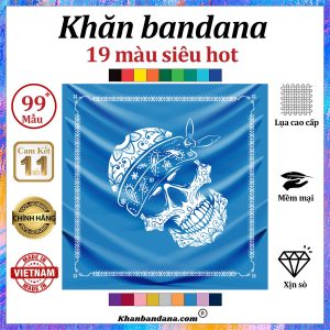 Khăn bandana đầu lâu cỡ lớn - Mã 0098 50 Khăn bandana đầu lâu cỡ lớn - Mã 0098 49
