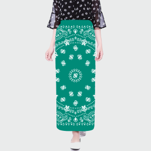 Chân váy chống nắng lụa màu cam - Mã 0004 44 Chân váy chống nắng lụa màu cam - Mã 0004 43