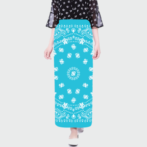Chân váy chống nắng lụa màu cam - Mã 0004 28 Chân váy chống nắng lụa màu cam - Mã 0004 27