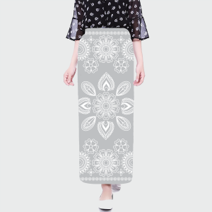 chân váy họa tiết thêu - Mã 0058 57