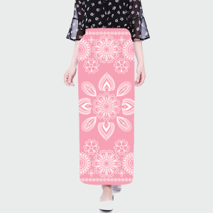 chân váy họa tiết thêu - Mã 0058 45