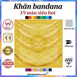 Khăn bandana xịn sò - Mã 0031 46 Khăn bandana xịn sò - Mã 0031 45