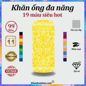 Khăn bandana vàng gold - Mã 0083 44 Khăn bandana vàng gold - Mã 0083 43