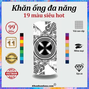 Khăn bandana trắng nhẹ nhàng - Mã 0085 42 Khăn bandana trắng nhẹ nhàng - Mã 0085 41
