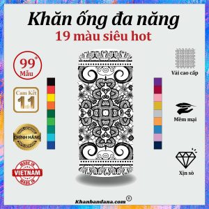 Khăn bandana ống sang trọng - Mã 0086 42 Khăn bandana ống sang trọng - Mã 0086 41