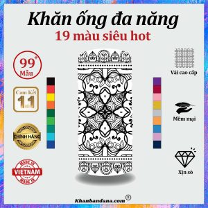 khăn ống nhiều màu - Mã 0090 41