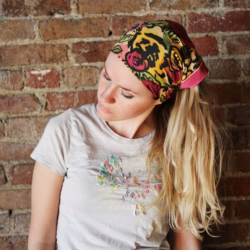 cách mix khăn badana