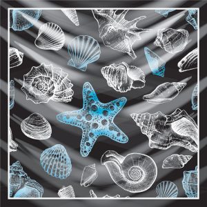 khăn bandana họa tiết biển - Mã 21 20