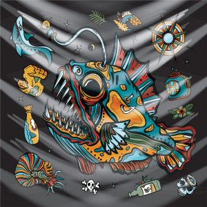 khăn bandana họa tiết biển - Mã 25 21 khăn bandana họa tiết biển - Mã 25 20