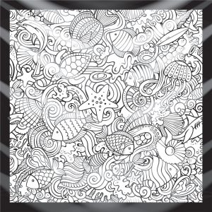 khăn bandana họa tiết biển - Mã 09 20