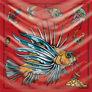 khăn bandana họa tiết biển - Mã 24 22