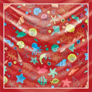 khăn bandana họa tiết biển - Mã 05 22