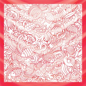 khăn bandana họa tiết biển - Mã 09 24