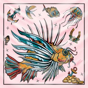 khăn bandana họa tiết biển - Mã 24 26