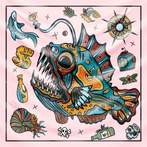 khăn bandana họa tiết biển - Mã 25 27 khăn bandana họa tiết biển - Mã 25 26