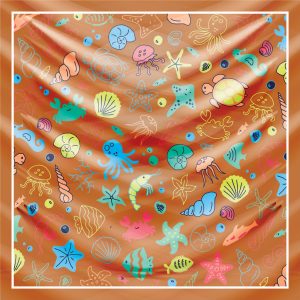 khăn bandana họa tiết biển - Mã 05 28