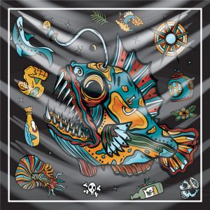 khăn bandana họa tiết biển - Mã 25 31 khăn bandana họa tiết biển - Mã 25 30