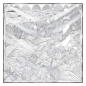 khăn bandana họa tiết biển - Mã 27 30