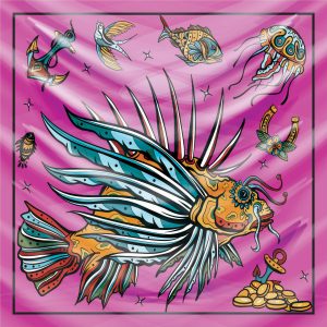 khăn bandana họa tiết biển - Mã 24 32