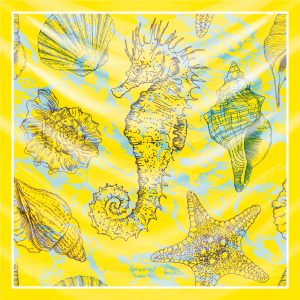 khăn bandana họa tiết biển - Mã 03 34