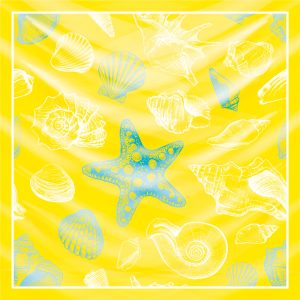 khăn bandana họa tiết biển - Mã 21 34