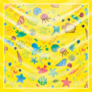 khăn bandana họa tiết biển - Mã 05 34