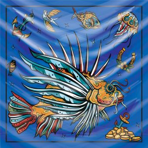 khăn bandana họa tiết biển - Mã 24 38