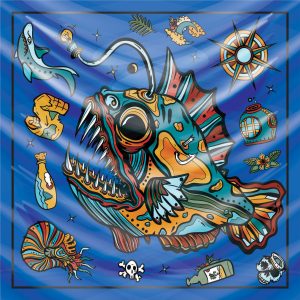 khăn bandana họa tiết biển - Mã 25 39 khăn bandana họa tiết biển - Mã 25 38