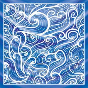 khăn bandana họa tiết biển - Mã 32 38