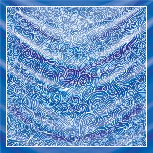 khăn bandana họa tiết biển - Mã 02 38